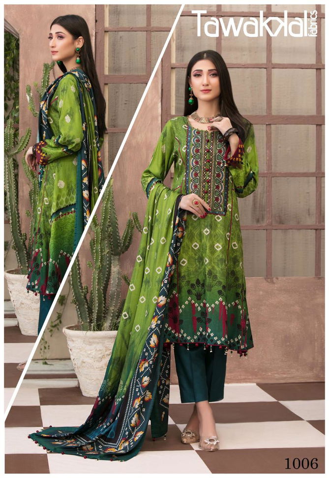 Tawakkal Parisa Casual Wear Printed Cotton Karachi Dress Material Collection